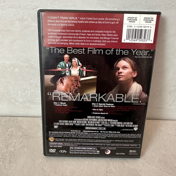 Million Dollar Baby DVD - 2-Disc Widescreen Edition - Picture 2 of 4